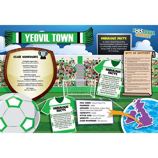 FOOTBALL CRAZY YEOVIL TOWN  (CRF400)